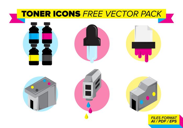 Toner Icons Free Vector Pack Toner Icons Free Vector Pack