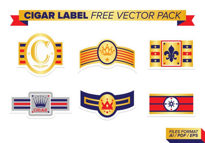 Cigar Label Free Vector Pack Cigar Label Free Vector Pack