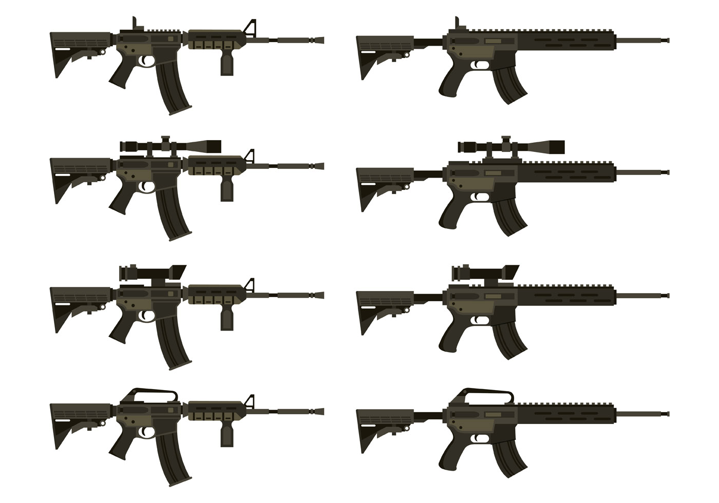 Download Vector Of AR15 - Download Free Vectors, Clipart Graphics ...