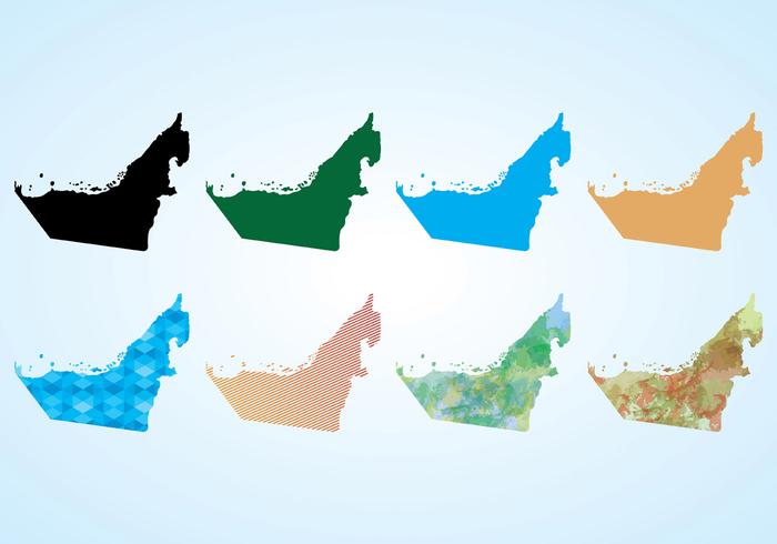Vector Of UAE Map