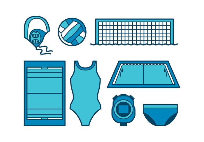 Water Polo Icon vector