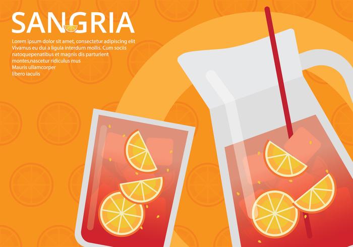 Sangria Event Poster Template Sangria Event Poster Template