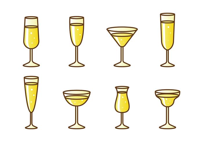 Mimosa Drink Vector