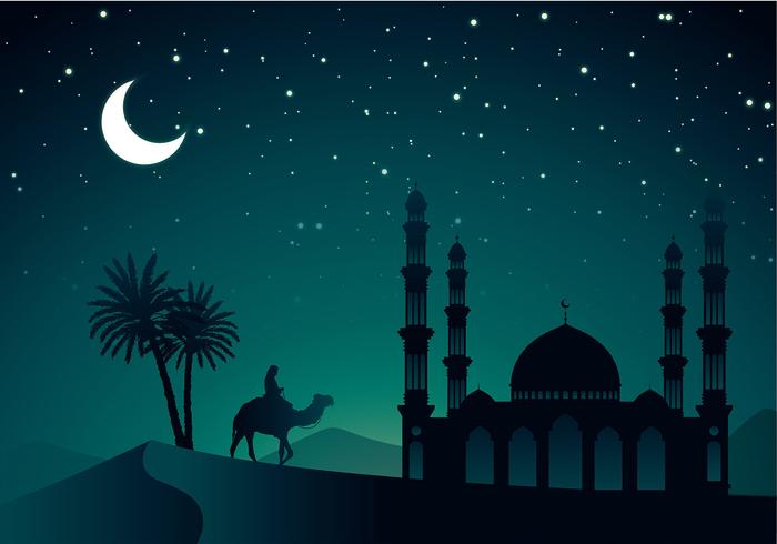 Arabian Night Vector 127090 Vector Art at Vecteezy