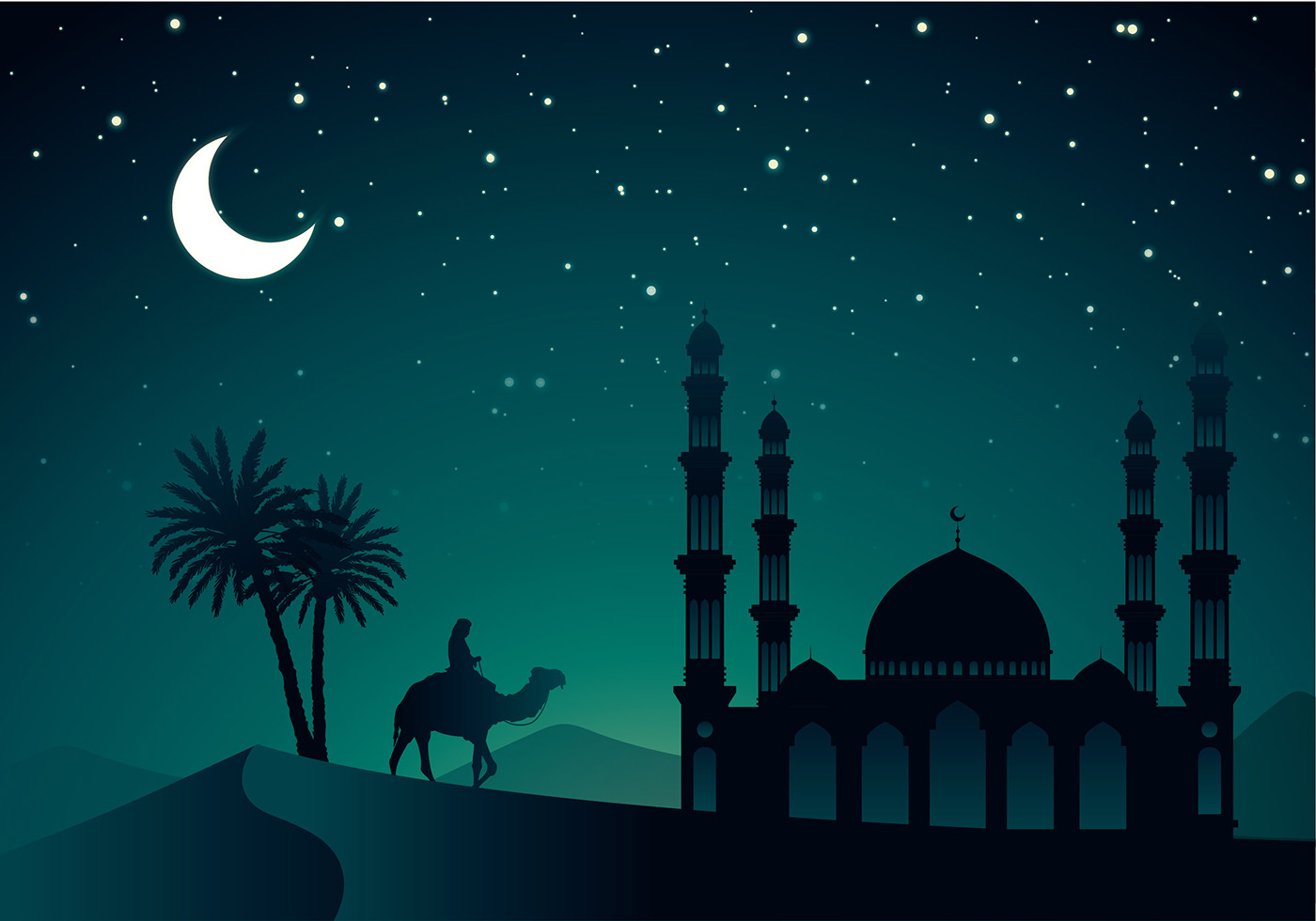 Arabian Night Vector - Download Free Vector Art, Stock 