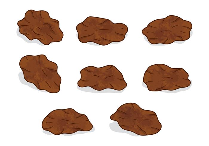 Set Of Raisins Vector Set Of Raisins Vector