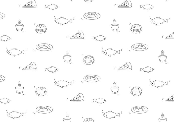 Food Vector Pattern