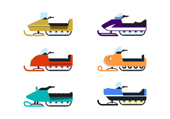 Download Free Snowmobile Vector 127194 Vector Art at Vecteezy