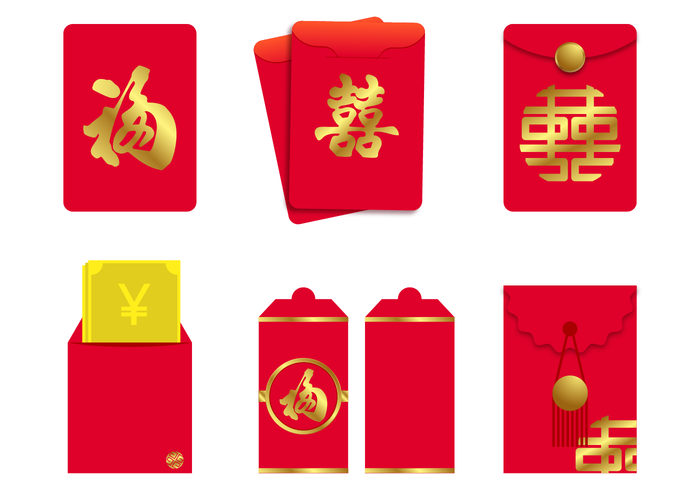 Free Red Packet Vector