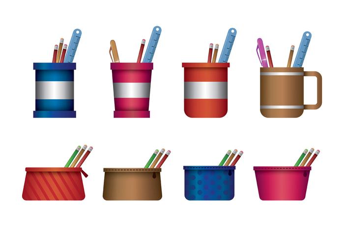 Pencil Case Vector