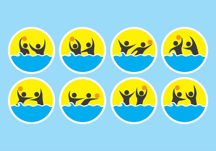 Water Polo Icons Water Polo Icons