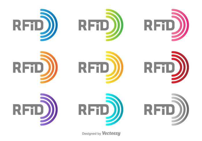 Logotipo del vector RFID