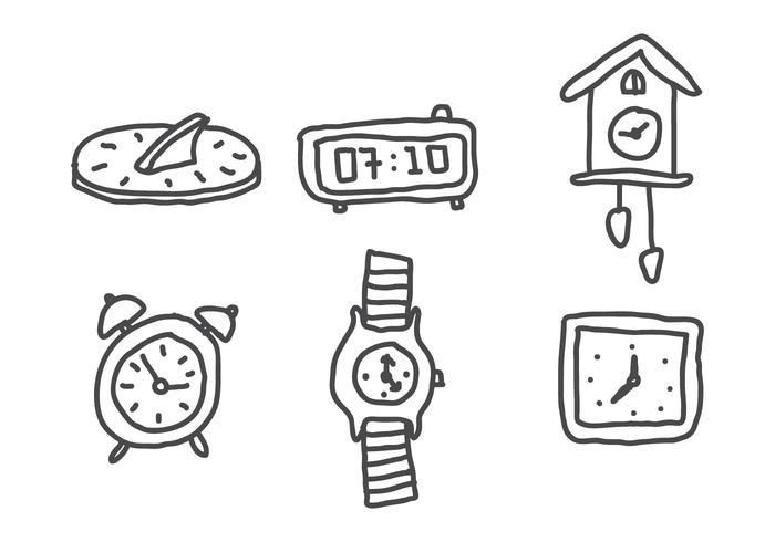 Juego de Relojes vector