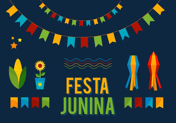 Free Vector Junina Elements