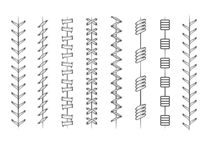 Vector libre plantilla de lazos plantilla