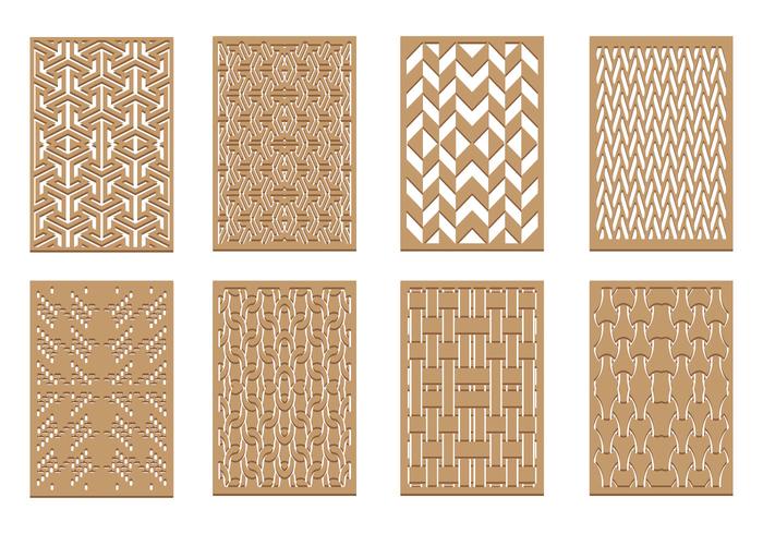 Laser Cut Pattern Vector