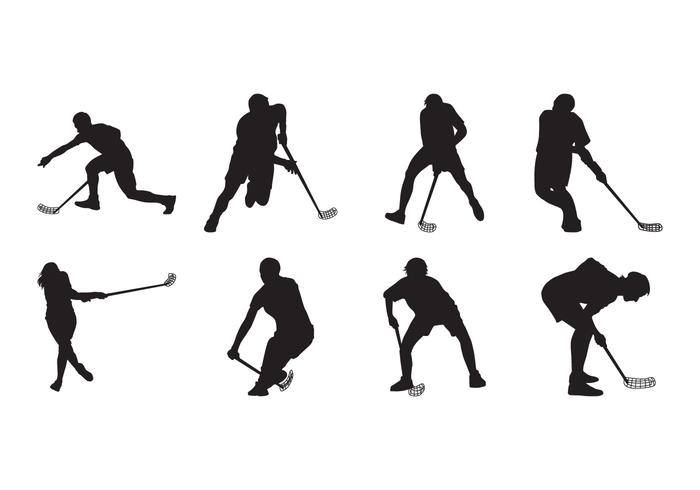 Free Floorball Silhouette Vector