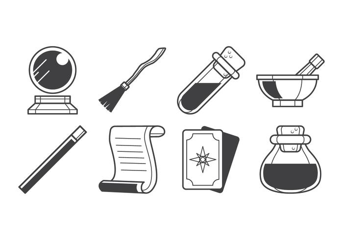 Magic Stuff Icon Vector