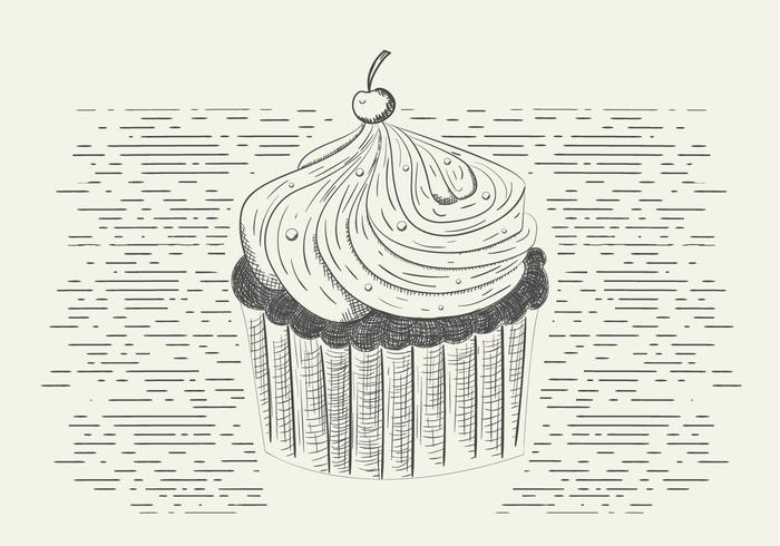 Free Vector Tasty Cupcake Free Vector Tasty Cupcake