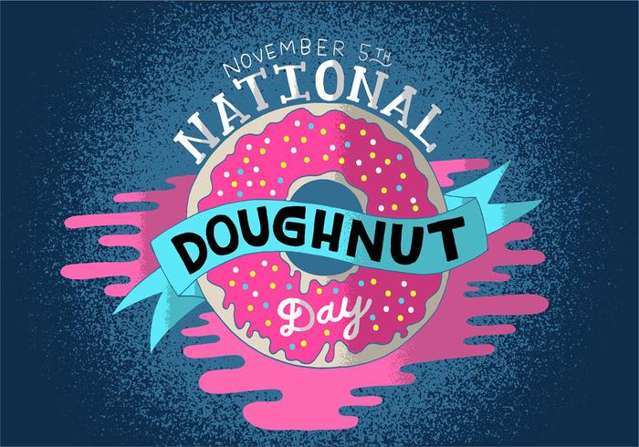 National Doughnut Day vector