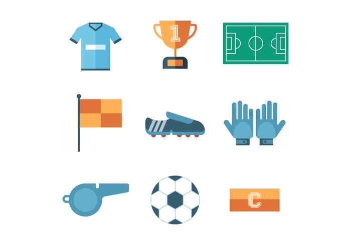 Free Soccer Icon Set Vector Free Soccer Icon Set Vector