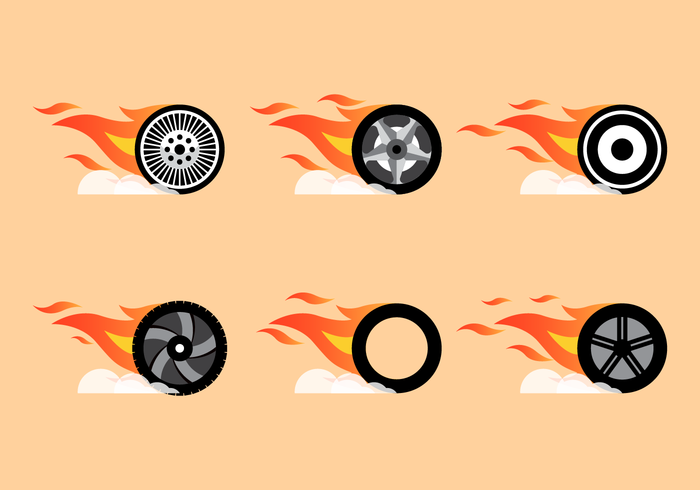 Free Burnout Vector