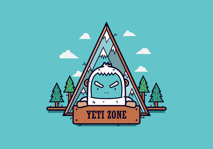 Free Yeti Vector Badge