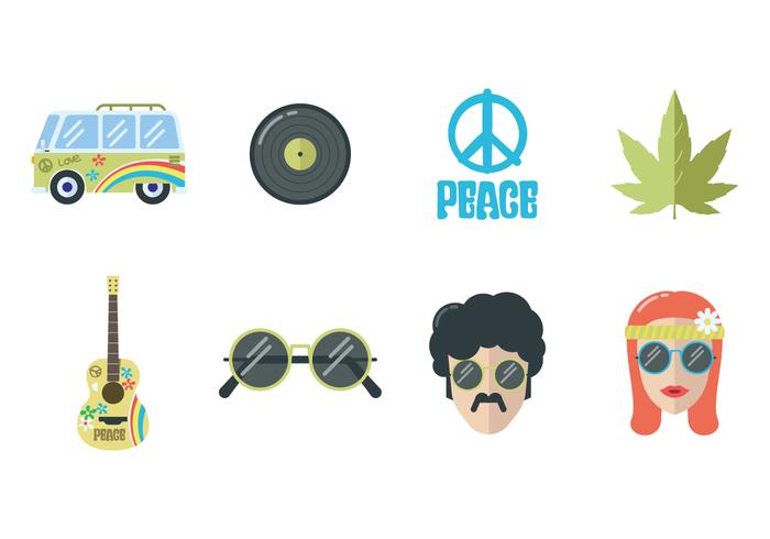 Free Hippie Vector Free Hippie Vector
