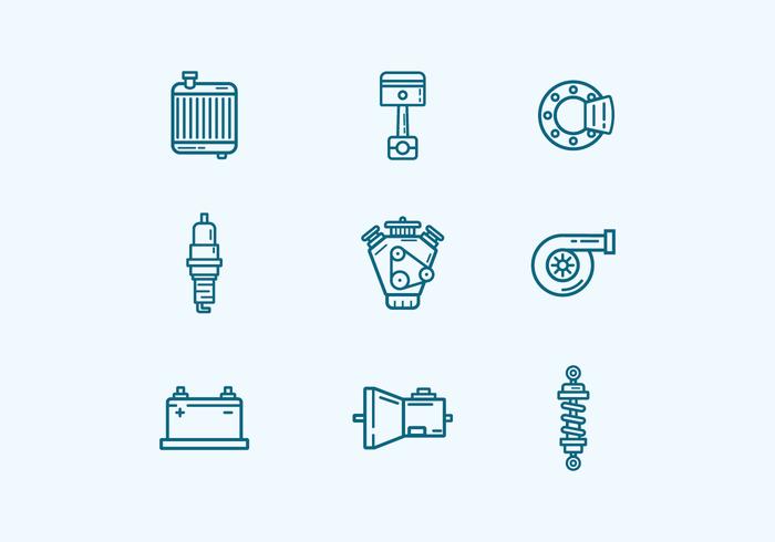 Free Automotive Parts Vector