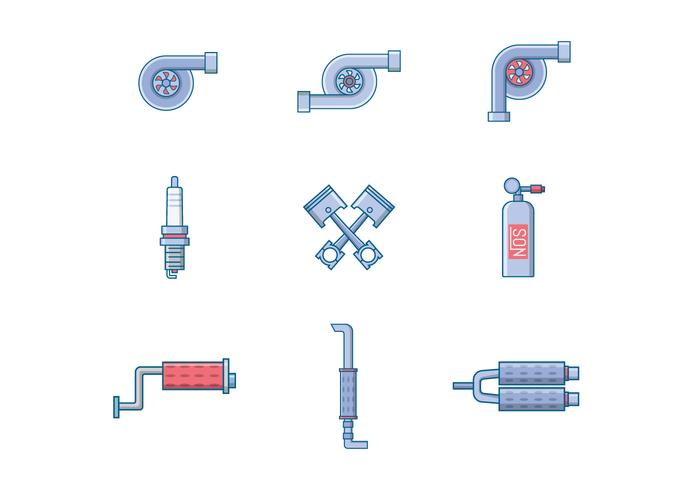 Free Automotive Parts Vector