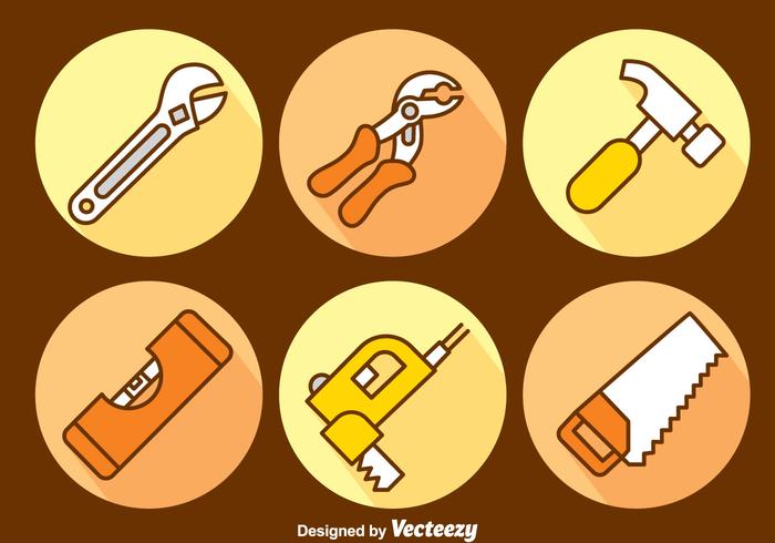 Hand Drawn Construction Tools Vector Set