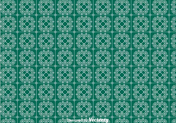 Green Keffiyeh Pattern vector