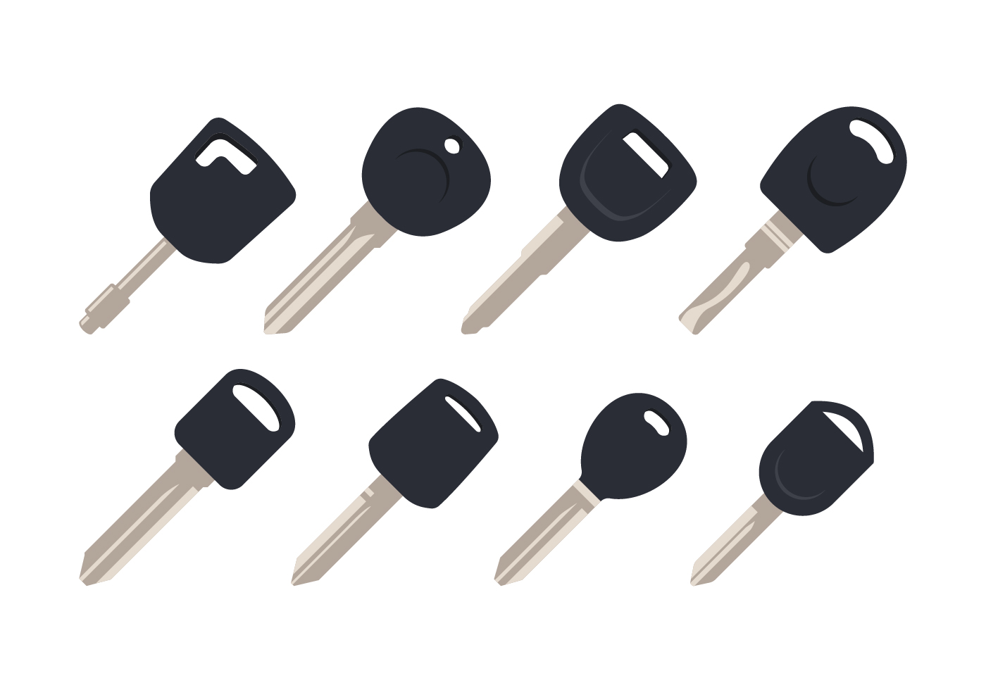 Free Key Car Vector Pack 127710 Vector Art at Vecteezy
