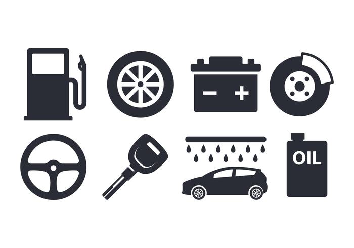 Car Element Set vector