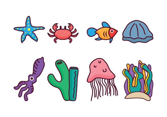 Free Coral Reef Vector Pack