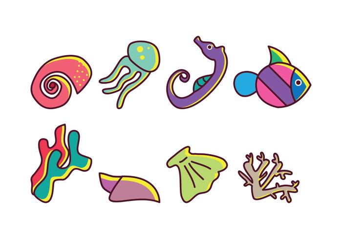 Coral Reef Vector Pack