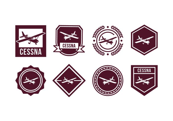 Plane Vector Badge