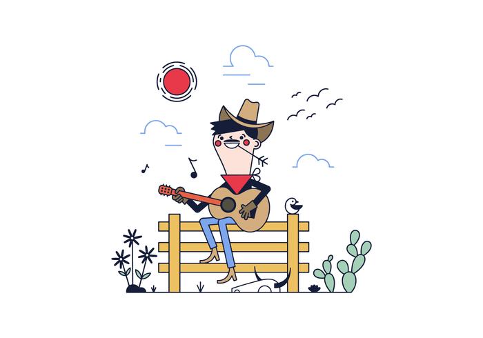 Free Cowboy Vector