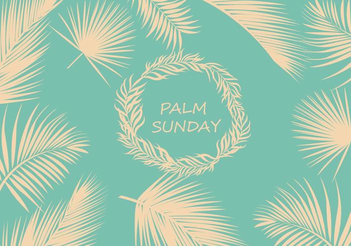 Palm Sunday Background Vector