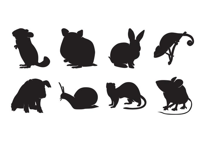 Animal Animal Siluetas vector gratis