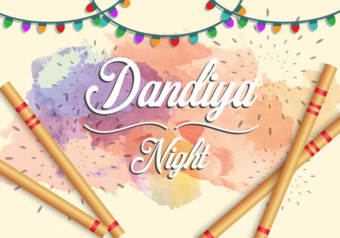 Illustration Of Garba Night India Party Illustration Of Garba Night India Party