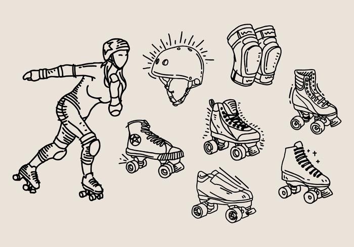 Roller Derby Icon vector