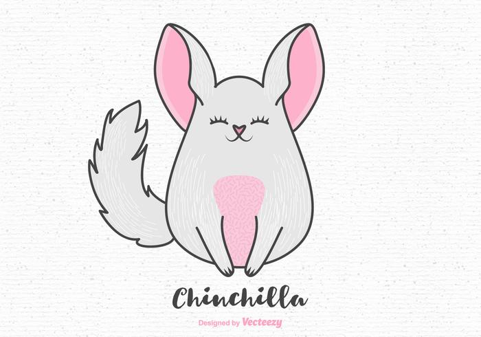 Vector de dibujos animados Chinchilla gratis