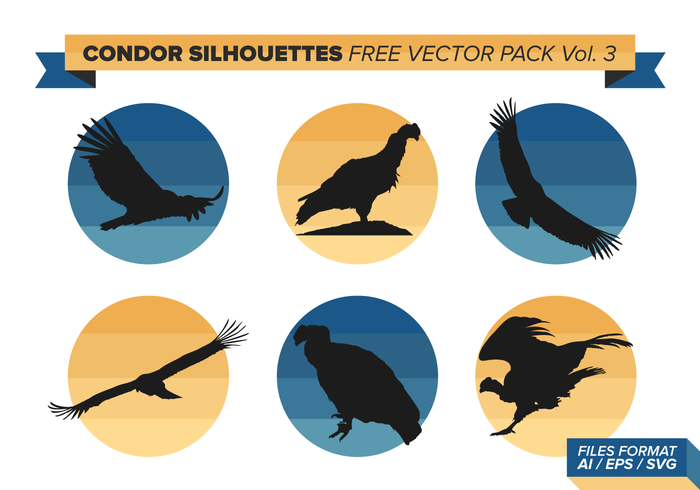 Condor Silhouettes Free Vector Pack Vol. 3 Condor Silhouettes Free Vector Pack Vol. 3