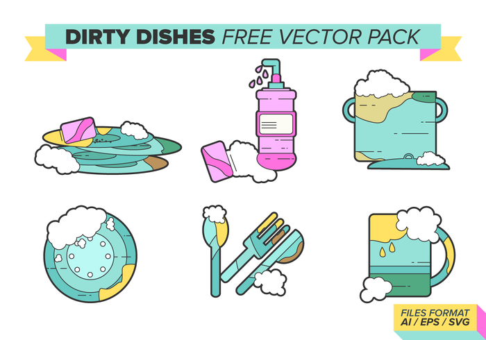 Dirty Dishes Free Vector Pack Vol. 3 Dirty Dishes Free Vector Pack Vol. 3