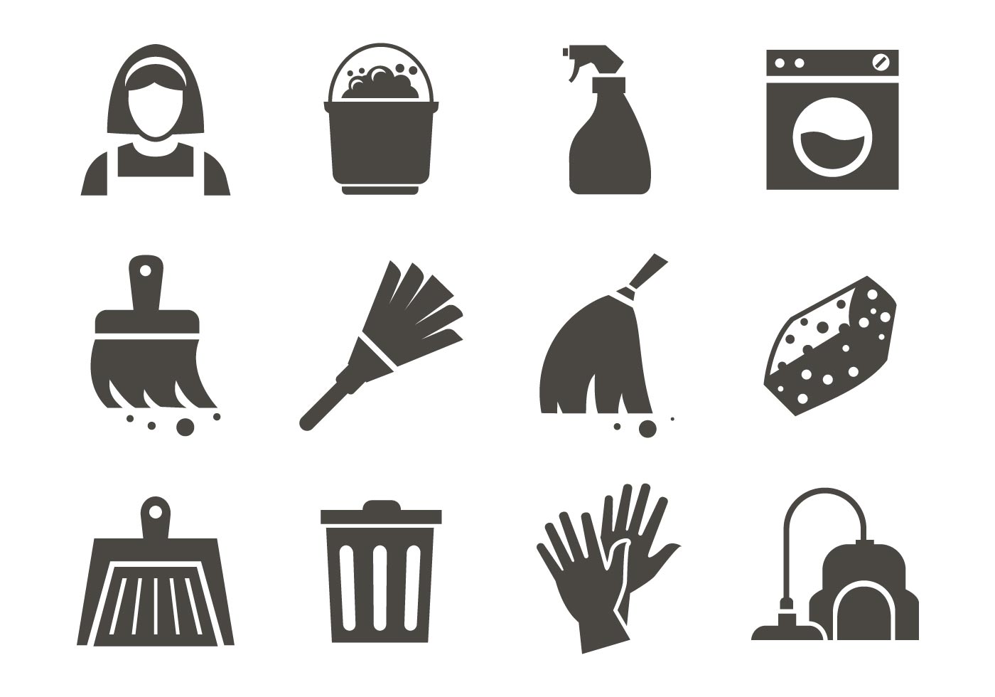 Cleaning vector icons virtinsta