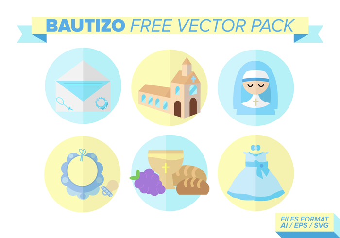 Bautizo Icons Free Vector Pack