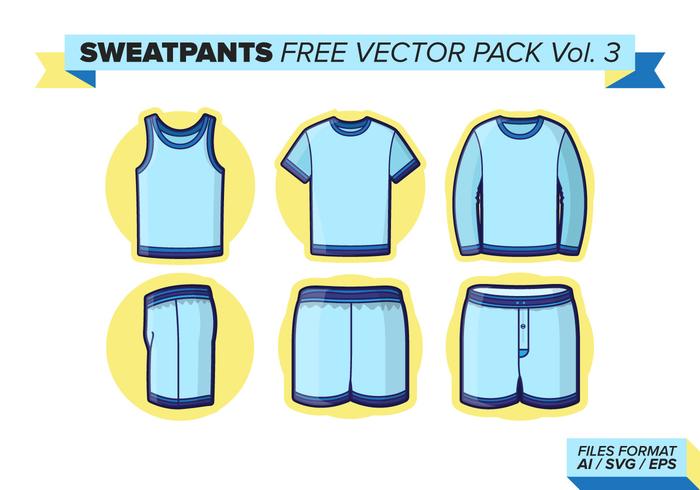Sweatpants Free Vector Pack Vol. 3 Sweatpants Free Vector Pack Vol. 3