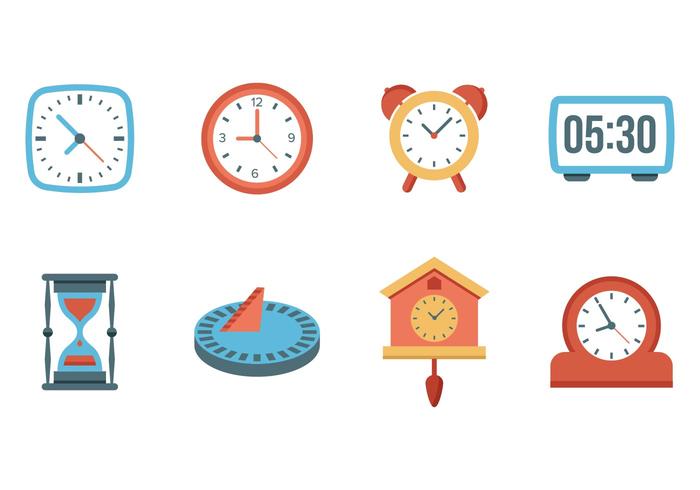 Clock and Watches Vector 