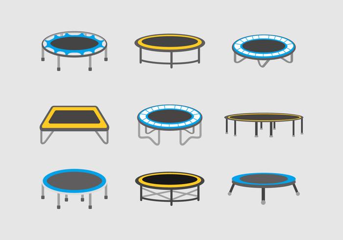 Trampoline vector stock